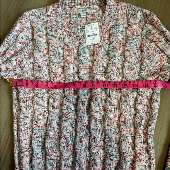106 NWT J. Crew Women's Mulit Color Knit Sweater - Picture 3 of 7